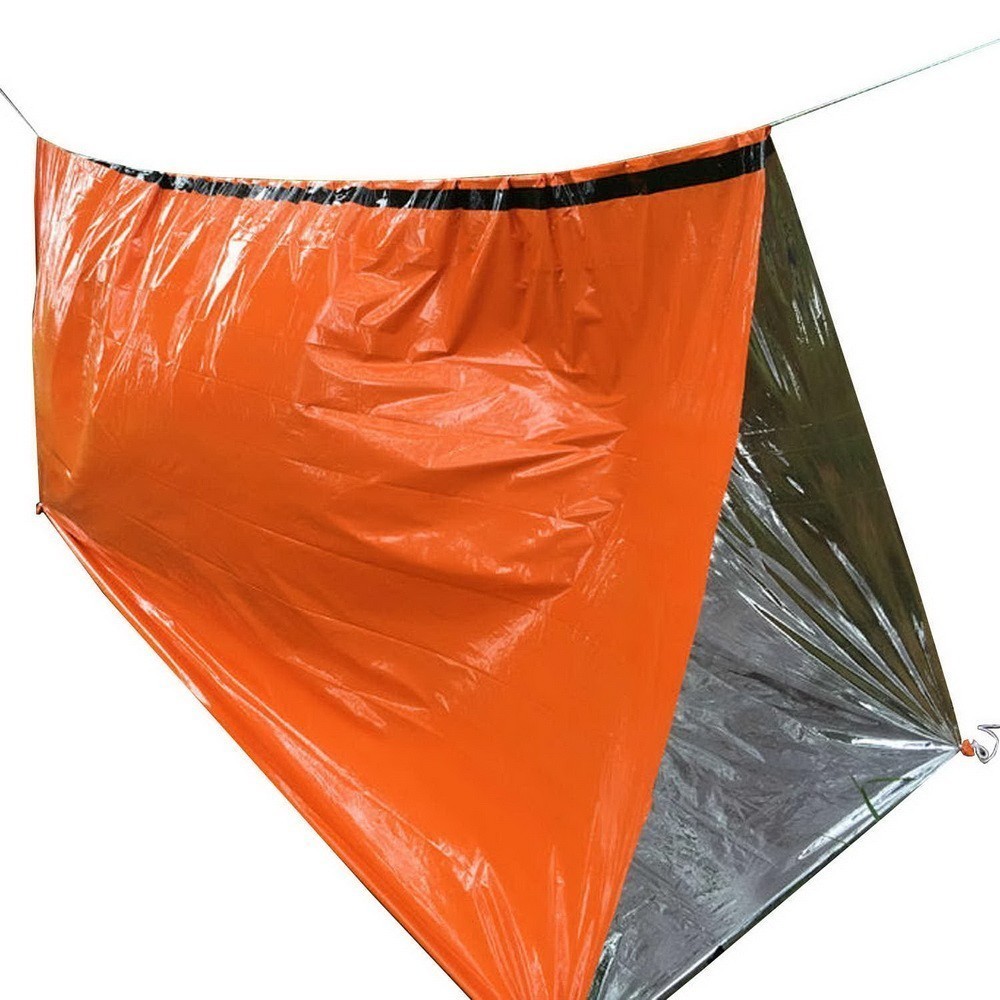 Аварийный спальный мешок-палатка из полиэтилена, 91х213 см от MELEON