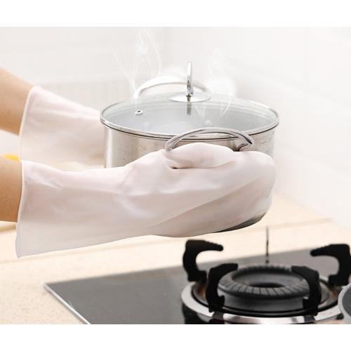 фото Волшебные силиконовые перчатки для мытья посуды 2 шт.