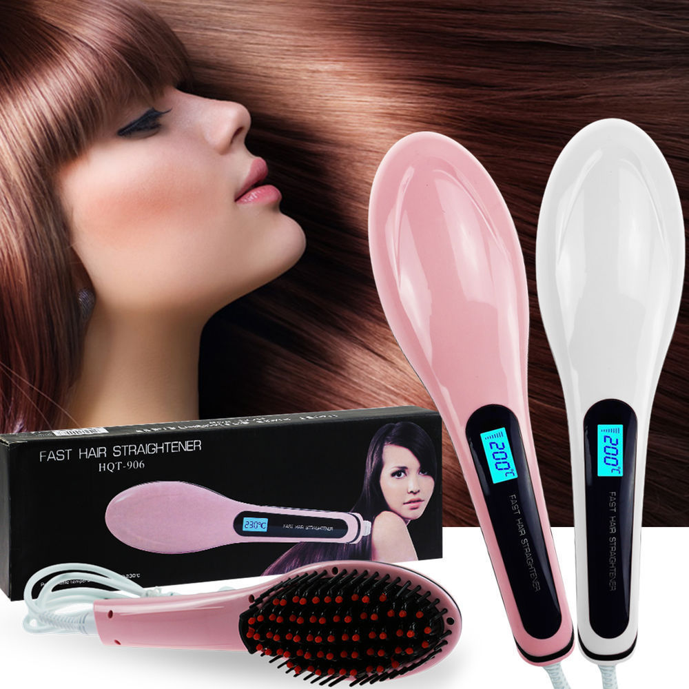 Расческа выпрямитель Fast Hair Straightener HQT-906