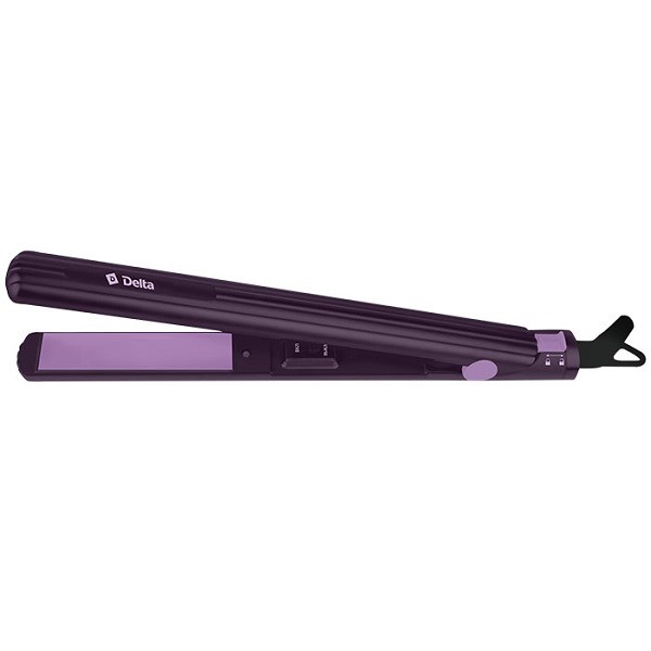 Щипцы для волос DELTA DL-0537 фиолетовый КЕРАМИЧЕСКИЕ пластины,максм.темп.200?С
