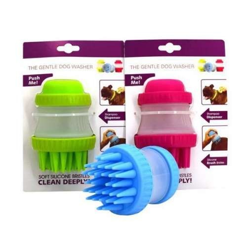 Щетка для животных Cleaning Device The Gentle Dog Washer, голубой от MELEON