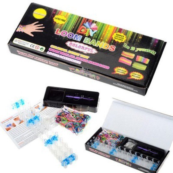 

Набор Loom Bands стартовый Черный - все в одном