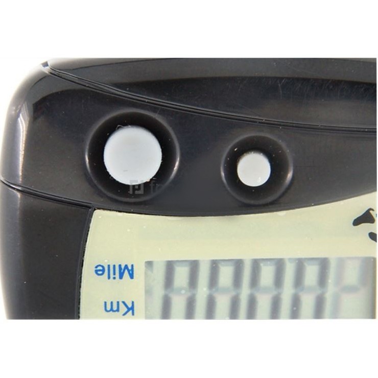 Электронный шагомер Черный