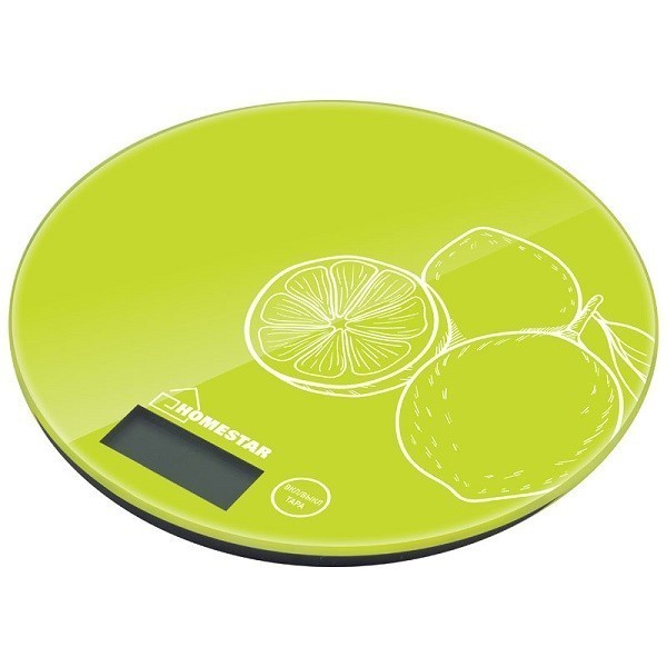 

Весы кухонные электронные HOMESTAR HS-3007S лайм, макс.вес до 7кг