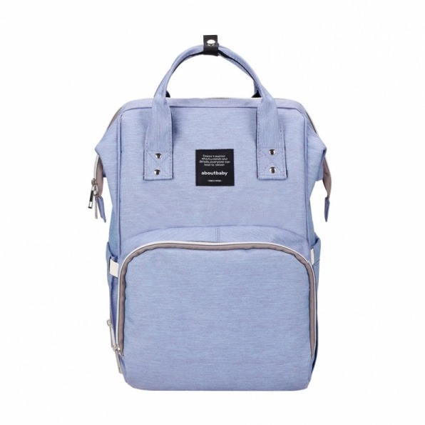 фото Сумка-рюкзак для мамы baby mo, цвет в ассорименте, голубой