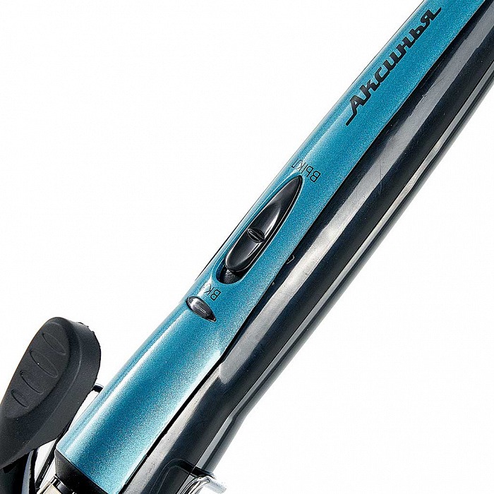 Щипцы для завивки волос КС-806 Аксинья цвет черный бирюзовый