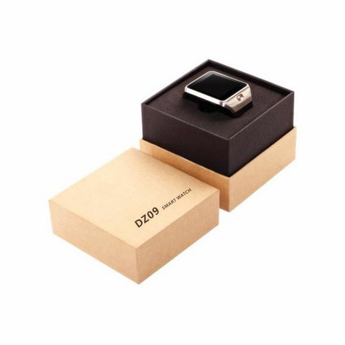 Умные часы Smart Watch DZ09 Золото Коричневый ремешок