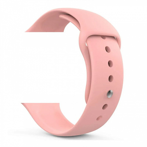 

Ремешок Band Silicone для Apple Watch 42/44 mm, силиконовый, розовый, Deppa