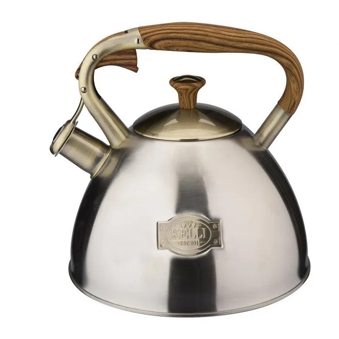 

Чайник из нержавеющей стали Kelli KL-4553 3 л (серебристый)