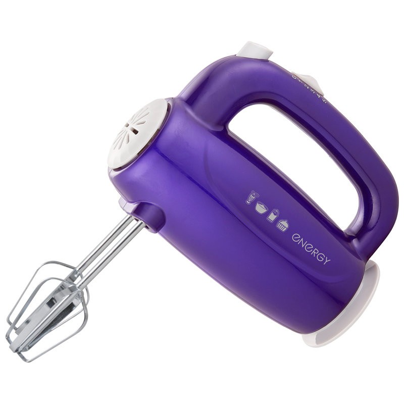 

Миксер ENERGY EN-295P, 5 скоростей, 300 Вт, фиолетовый