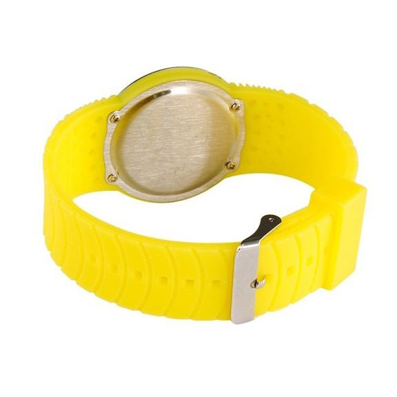 Ультратонкие силиконовые LED часы Nexer G1218, Желтый