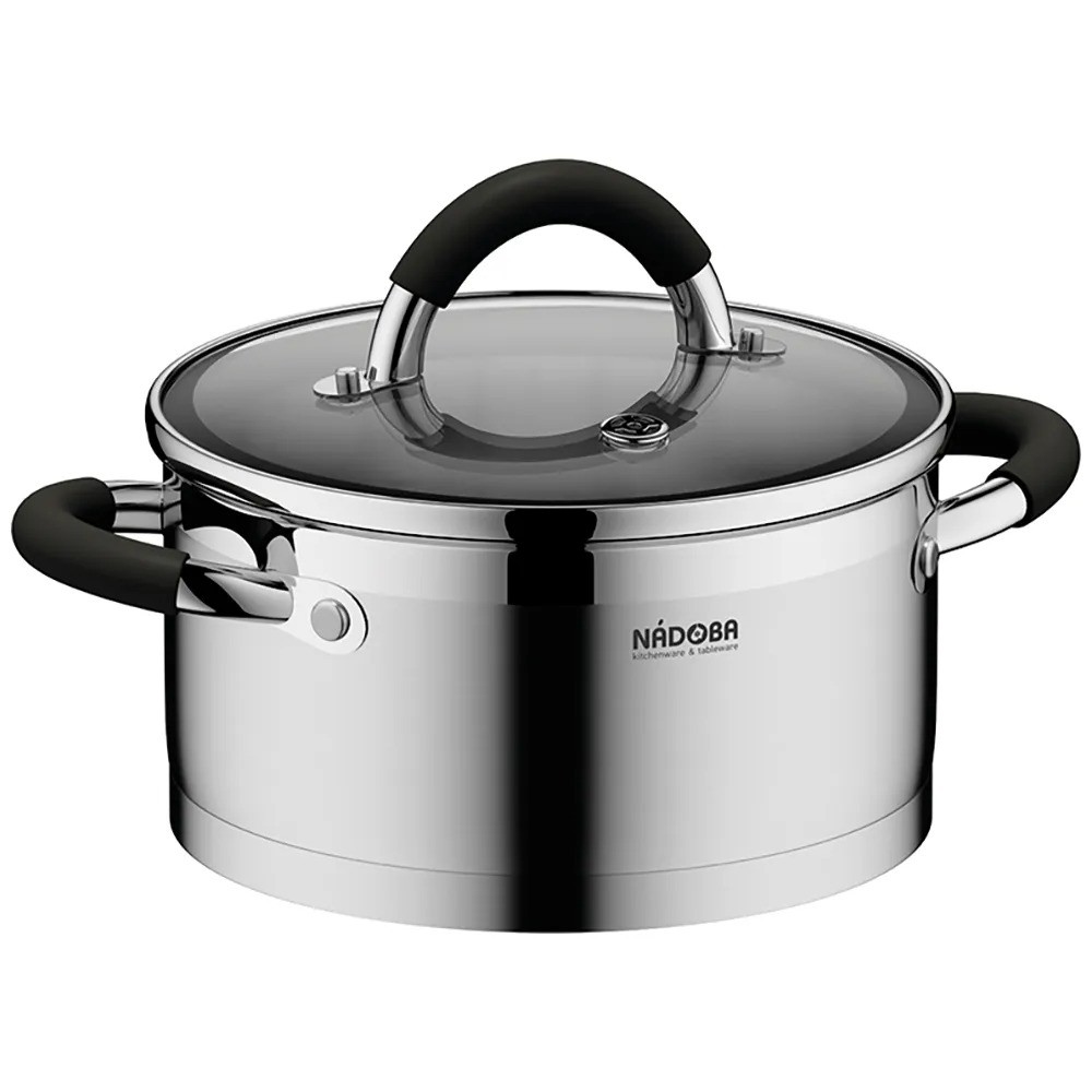 фото Набор посуды nadoba olina 726419 8 пр. серебристый/черный