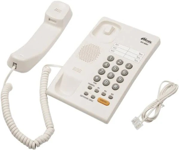 Телефон Ritmix RT-330 белый
