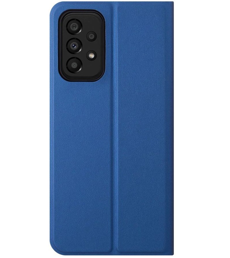 фото Чехол book cover для samsung galaxy a73, синий, pet синий, deppa