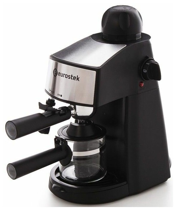 

Кофеварка рожковая Eurostek ECM-6811, черный/серебристый