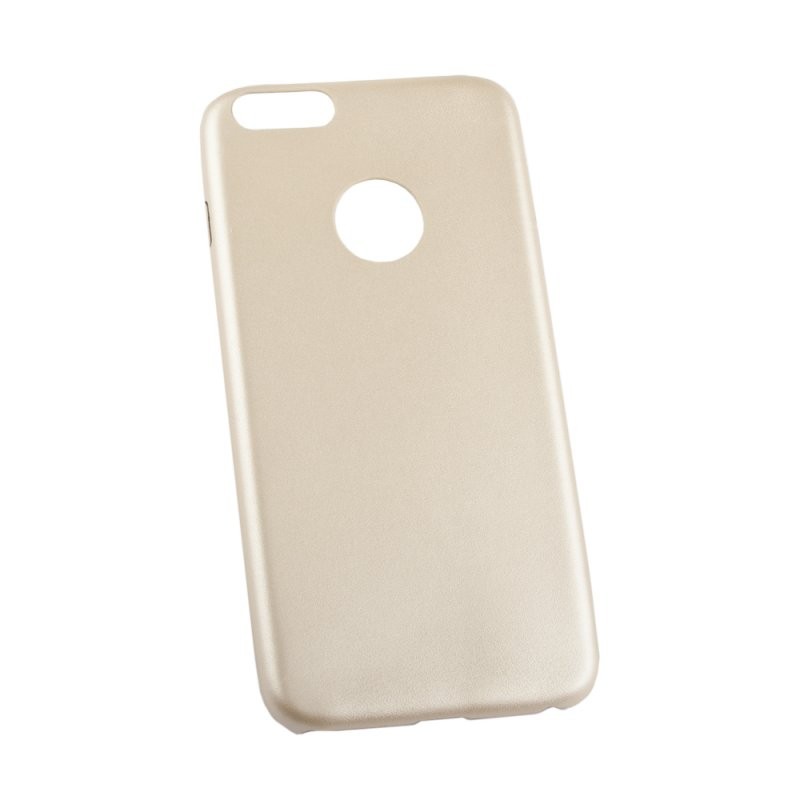 

Защитная крышка «LP» для iPhone 6/6s Plus ультратонкая ЭКО-кожа (золотая) коробка