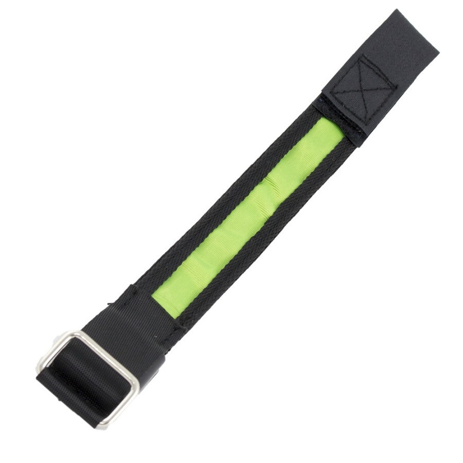 фото Сигнальный светодиодный браслет - зеленый/черный
