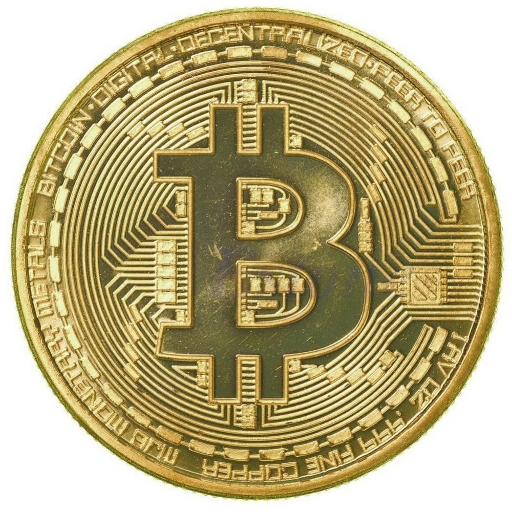Сувенирная монета Bitcoin Сувенирная монета Bitcoin