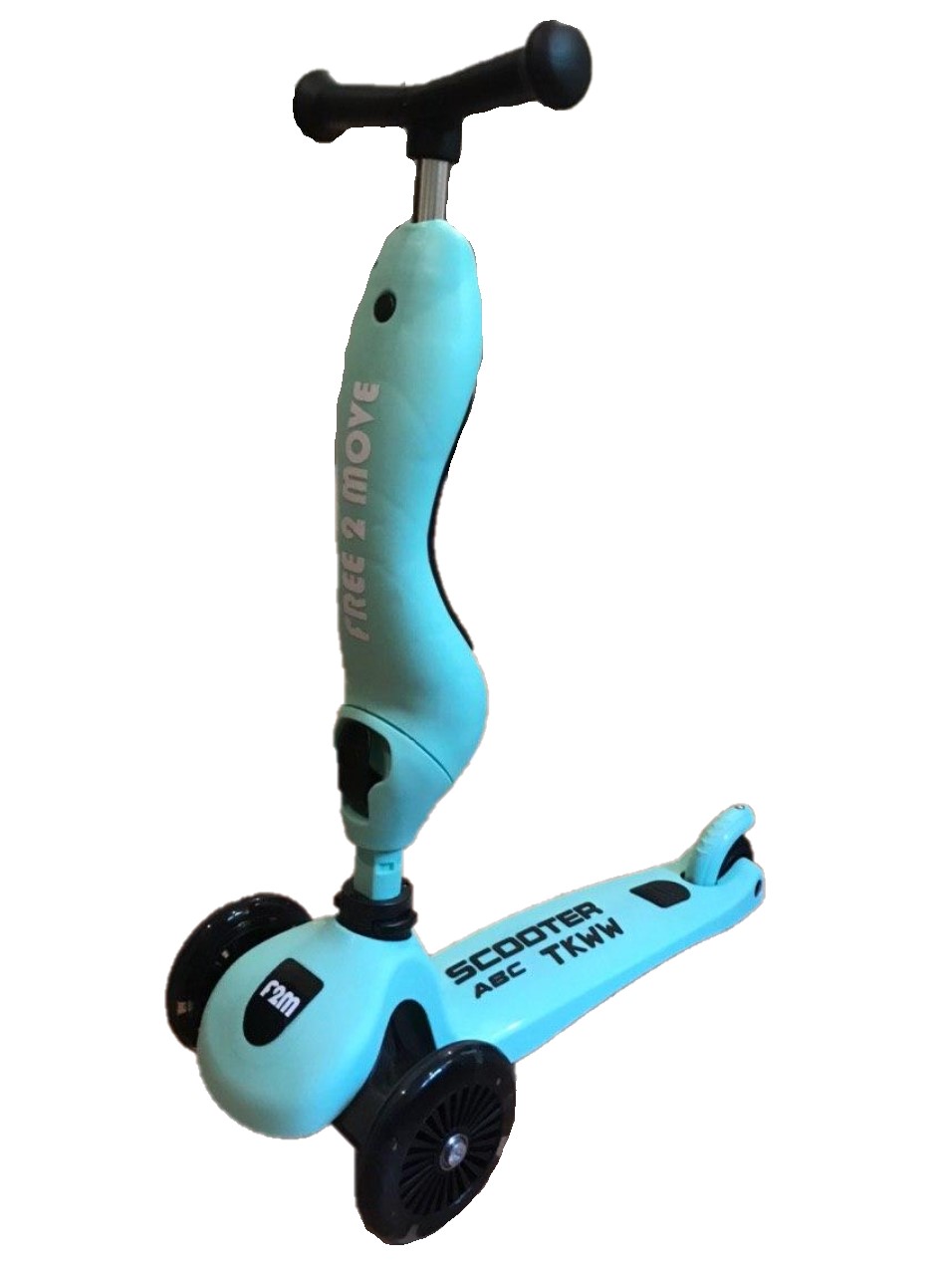 

Трехколесный самокат Scooter Free 2 Move (Seat) с сиденьем, мята