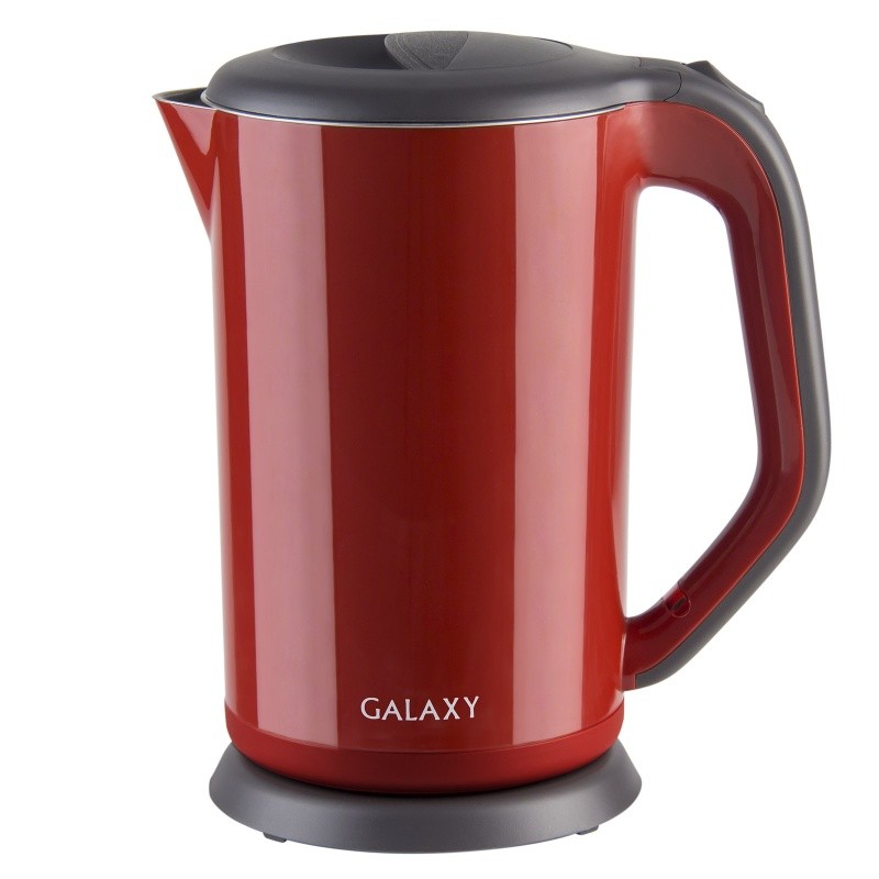 

Чайник электрический Galaxy GL 0318, 2000 Вт, КРАСНЫЙ 1,7л, скрытый нагревательный элемент