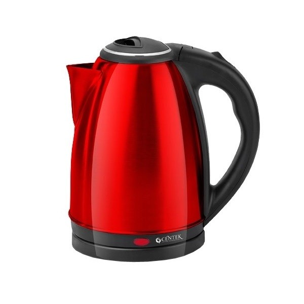

Чайник электрический Centek CT-1068 RED матовый, нержавейка 2л, 2000Вт
