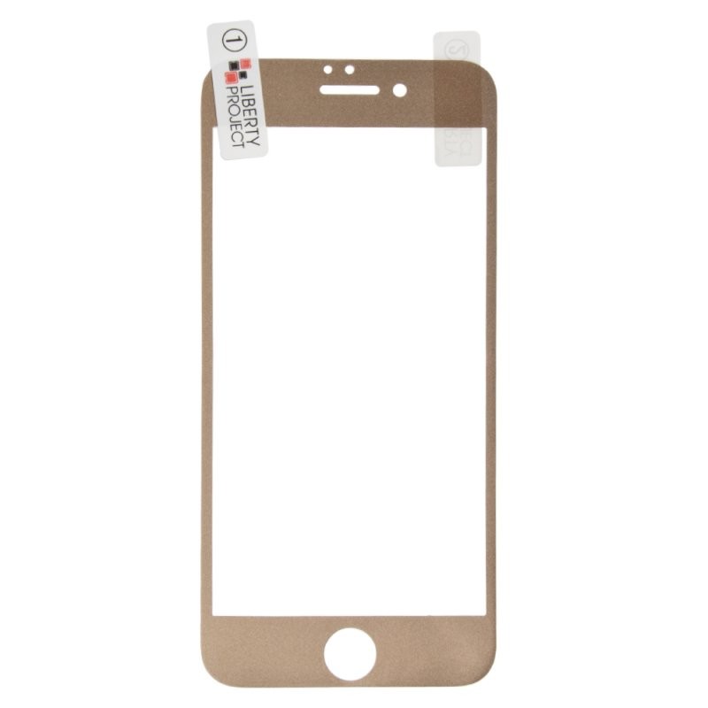 

Защитная пленка акриловая 3D «LP» для iPhone 6/6s с золотой рамкой (прозрачная)
