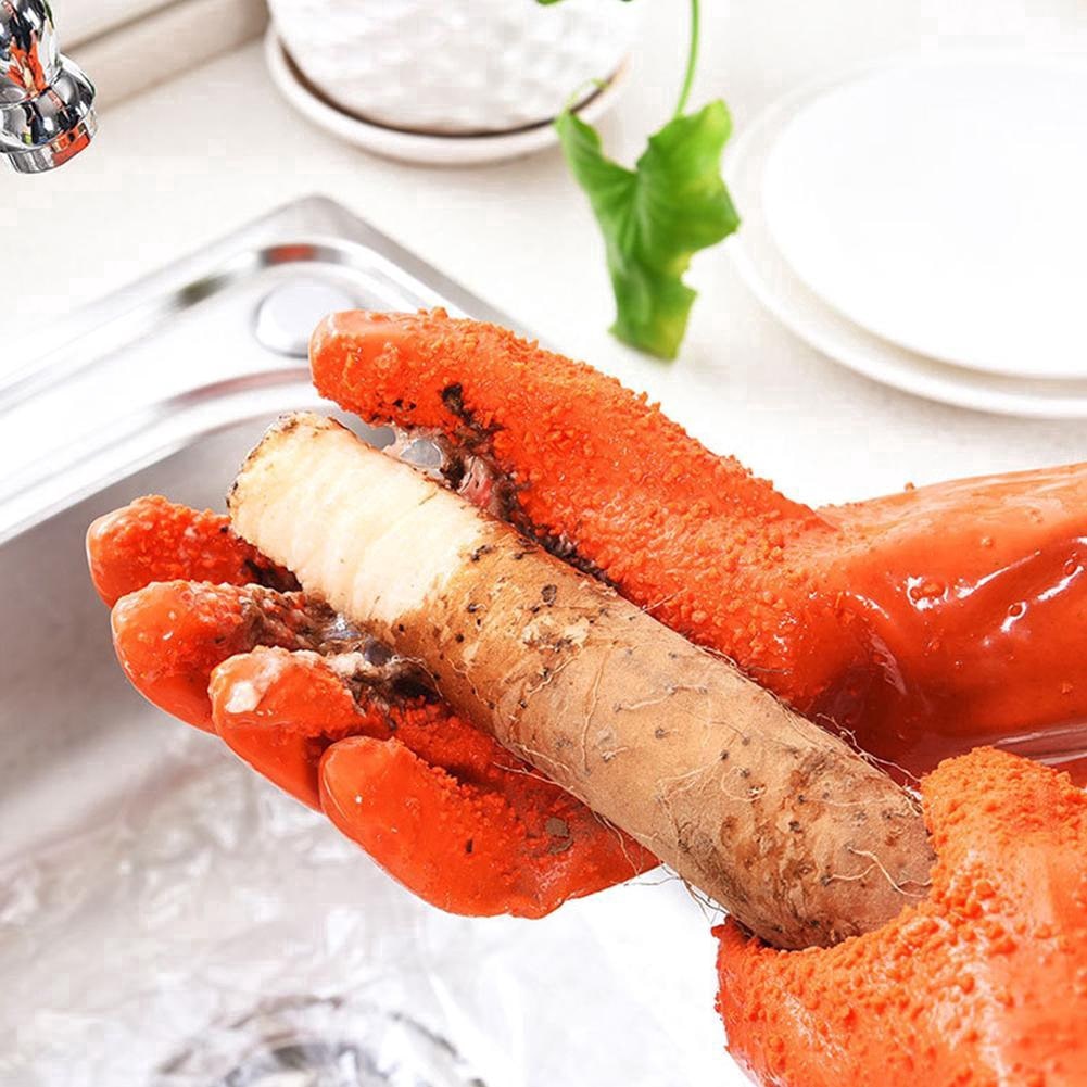 фото Перчатки для чистки овощей и картофеля tater mitts (татер миттс)