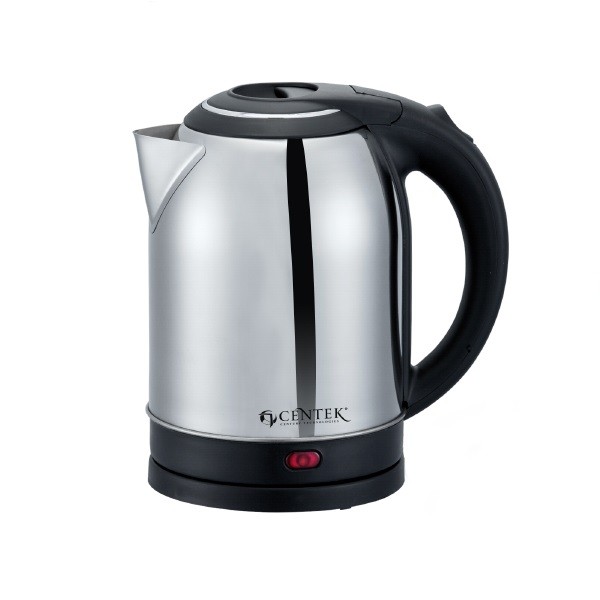 

Чайник электрический Centek CT-0037 из нержавеющей стали, 2,0л, матовый,2200W, большой объём