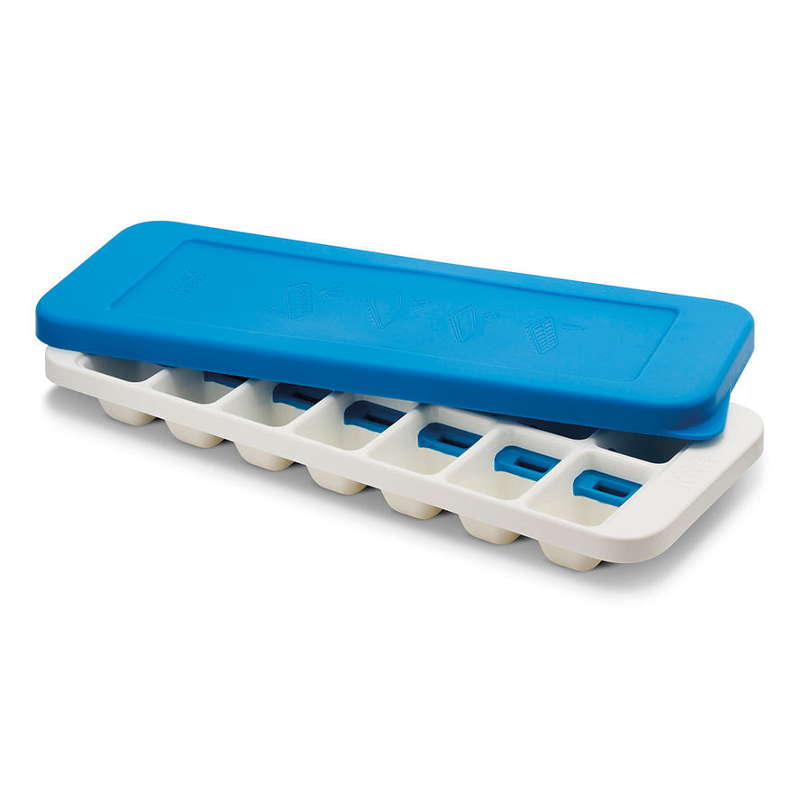 

Форма для льда Joseph Joseph Quicksnap Plus, 14 ячеек, бело-голубая