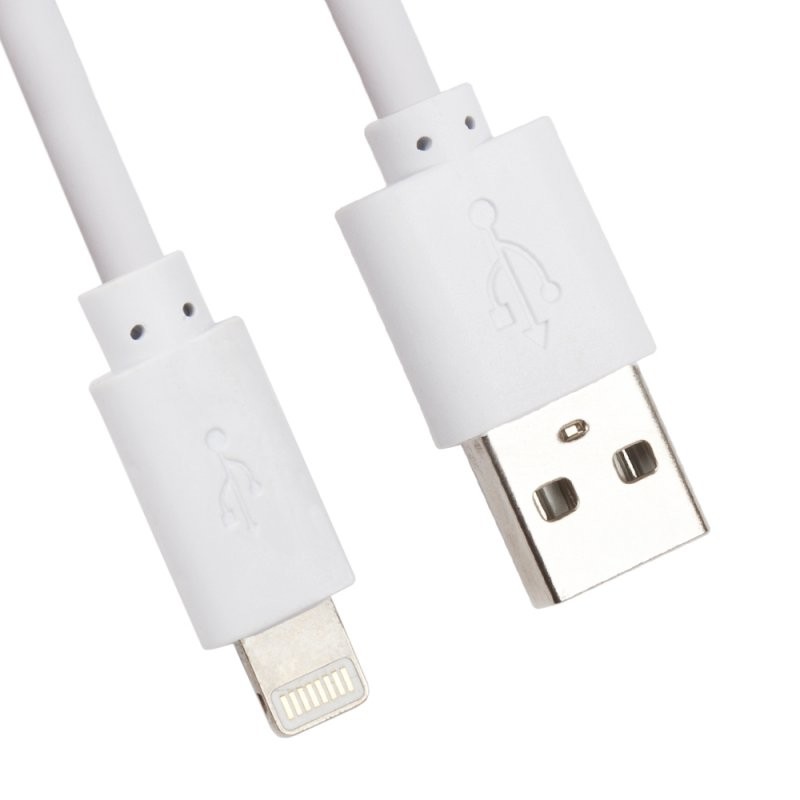 

USB кабель «LP» для Apple iPhone/iPad Lightning 8-pin 3 метра (коробка/белый)