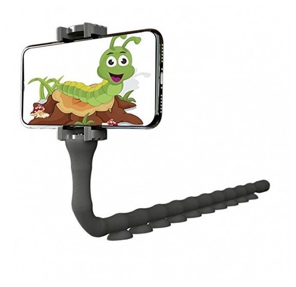 

Держатель для телефона Clip cute worm lazy holder, черный