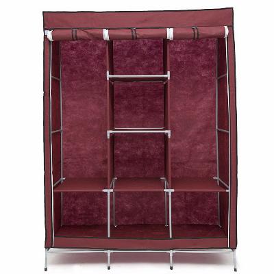 

Мобильный тканевый шкаф Storage Wardrobe, Бордовый