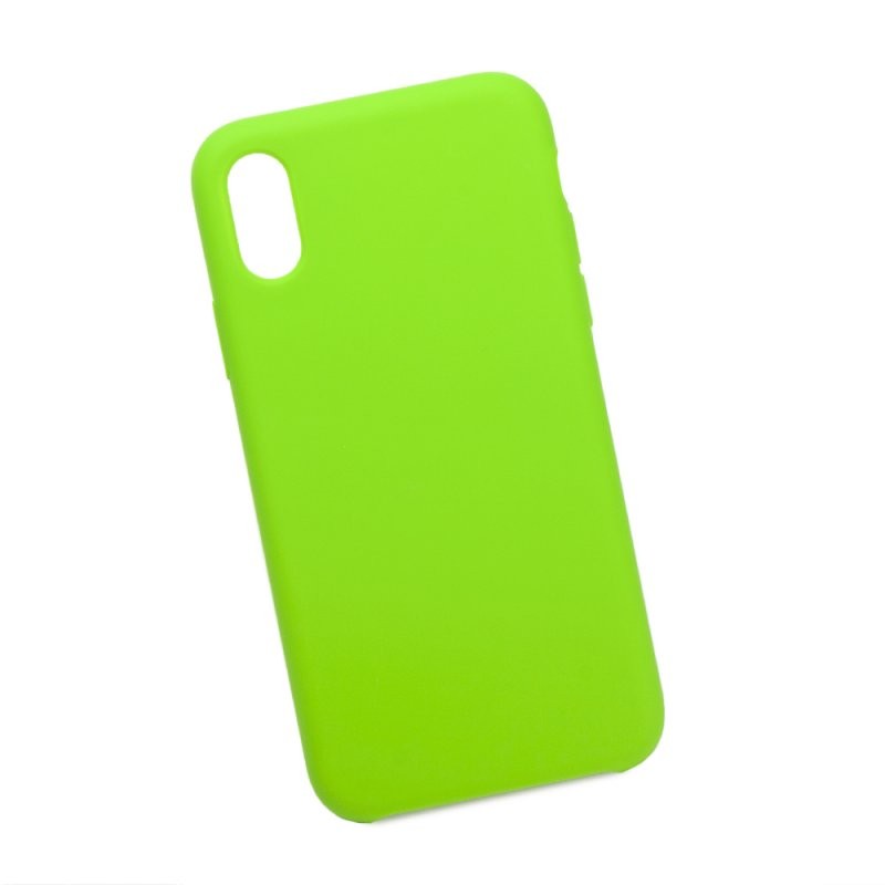 

Силиконовый чехол «LP» для iPhone X/Xs «Protect Cover» (салатовый/коробка)