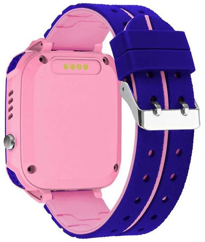 фото Умные детские часы smart baby watch hello q12, цвет розовый/фиолетовый