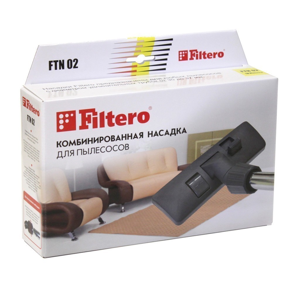 Купить  Filtero FTN 02 для эффективной уборки помний | Мелеон