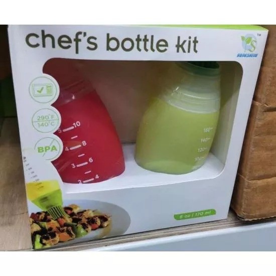 

Набор бутылочек для соусов - Chef's Bottle Kit, 2 шт, 170 мл