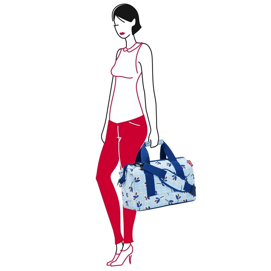 фото Сумка дорожная reisenthel allrounder m 18 л leaves blue