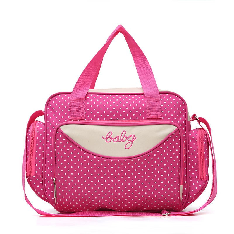 фото Компактная сумка для мамы baby, 36х9х26 см, розовый