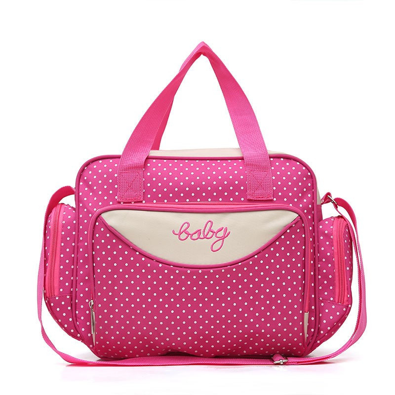 

Компактная сумка для мамы Baby, 36х9х26 см, розовый
