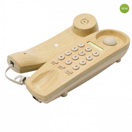 

Телефон проводной RITMIX RT-005 light wood