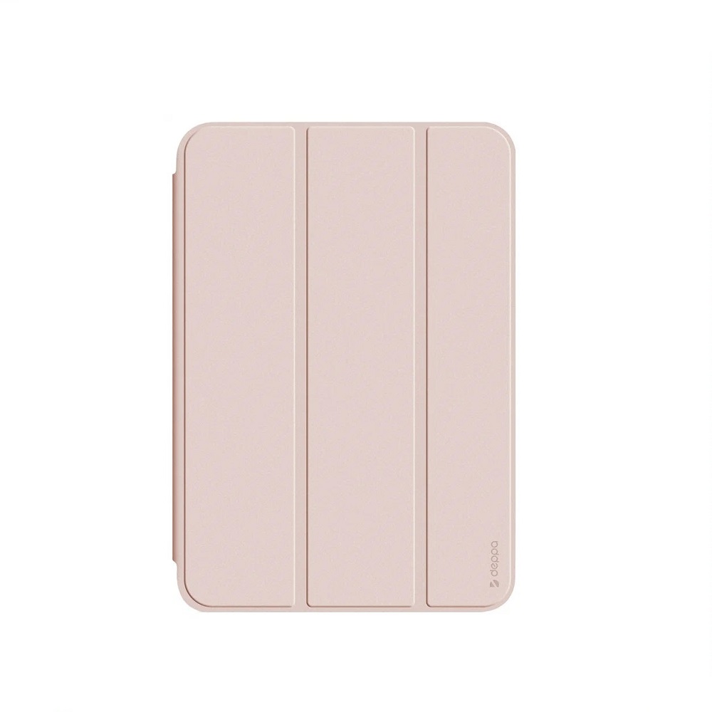фото Чехол-подставка wallet onzo magnet для apple ipad mini 6 (2021), розовый, б/застежки, pet синий, deppa