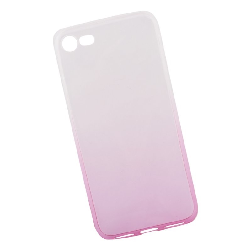 

Силиконовая крышка «LP» для iPhone 7/8 (градиент прозрачный/розовый) коробка