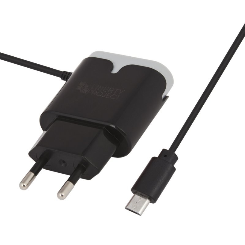 

СЗУ «LP» Micro USB 2,1А «Tower Of Power» (черное/коробка)