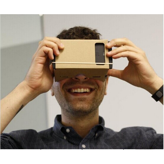 Очки виртуальной реальности Google из картона для смартфонов