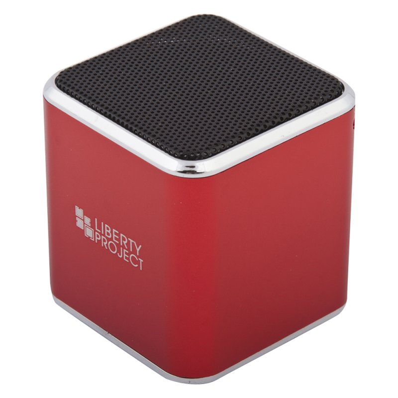 

Колонка портативная «LP» M1 красный (3,5+USB+microSD+FM радио) (коробка)
