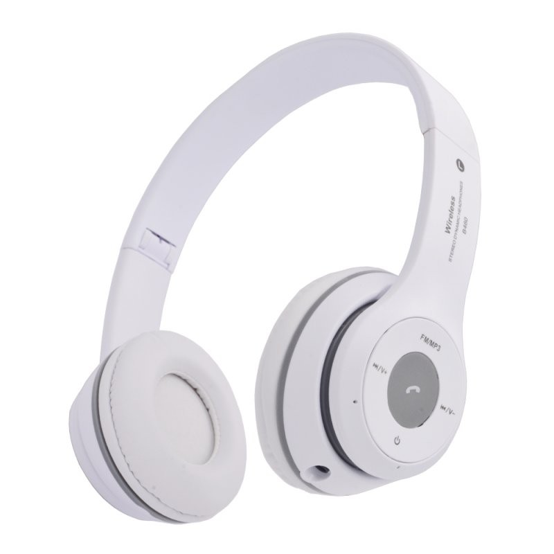 

Bluetooth гарнитура «LP» накладная B460 (белая/коробка)