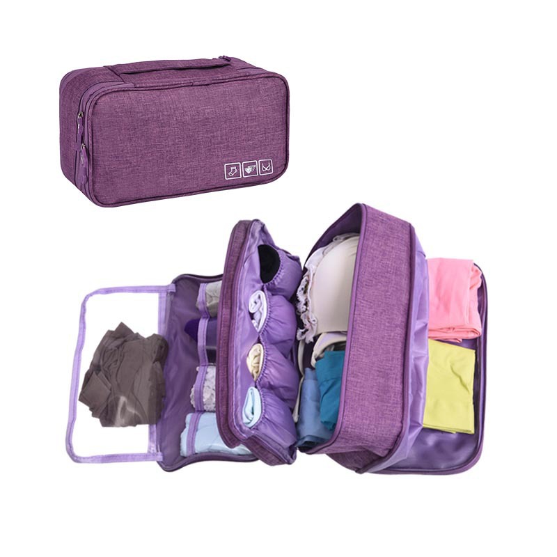фото Дорожный органайзер для нижнего белья travel underwear pouch, фиолетовый