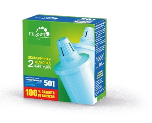 

Комплект из 2 универсальных кассет Гейзер 501, арт.50032