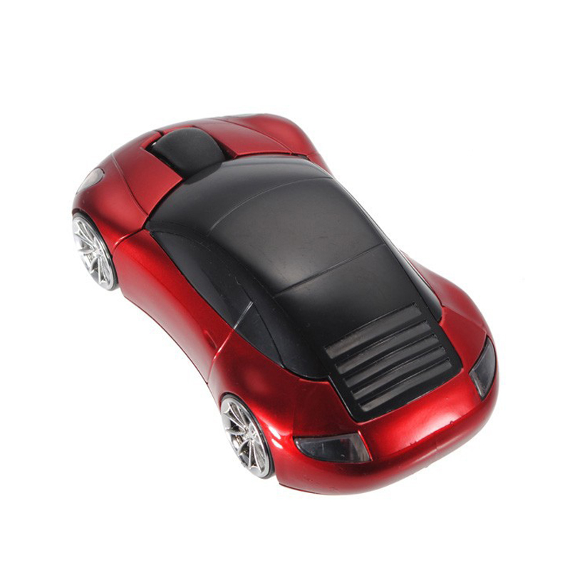 Беспроводная мышь в форме машины Porsche, Красный от MELEON