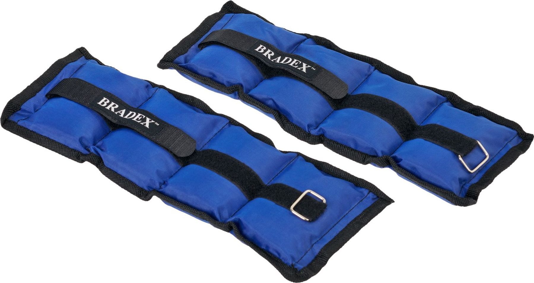 фото Утяжелители для рук и ног bradex sf 0744, 2 шт.*2 кг, синие, полиэстер